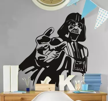 Character Darth Vader cinema wall sticker - TenStickers