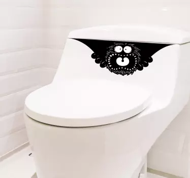 ρίξτε μια ματιά σε αυτοκόλλητο τουαλέτα boo - TenStickers