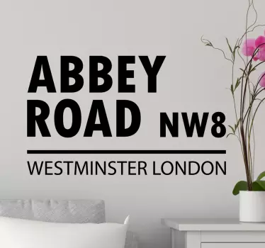 Abbey road Westminster London london sticker - TenStickers