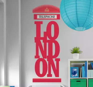 London landmark lettering - TenStickers