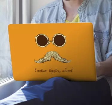 hipster style concept laptop skins - TenStickers