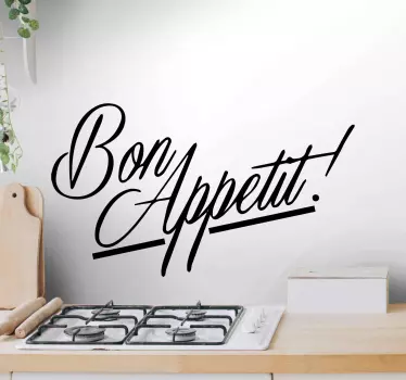 Sticker Maison Bon appétit - TenStickers