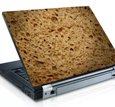 Bread Texture Laptop Sticker - TenStickers
