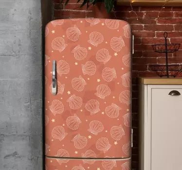 Kühlschrank Aufkleber Muscheln und sterne kühlschrank - TenStickers