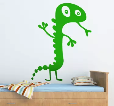 Kids Gecko Wall Art Sticker - TenStickers