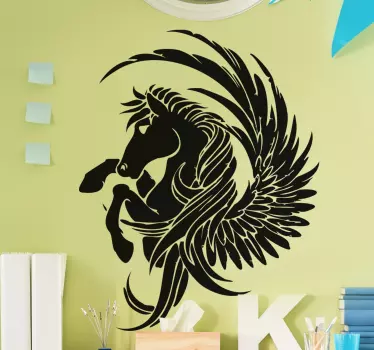 Mythical Pegasus animal wall sticker - TenStickers