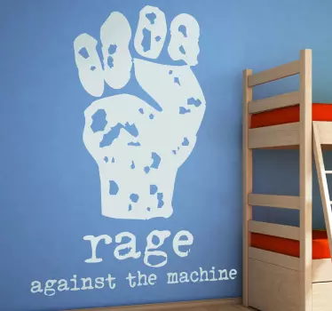 Sticker logo Rage Against the Machine - TenStickers