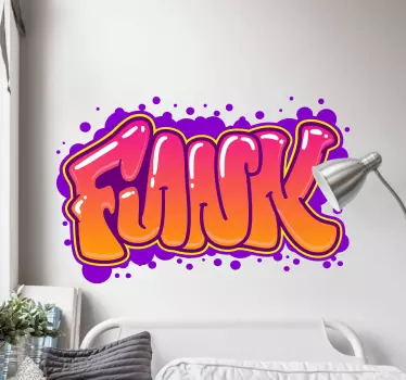 Funk grafiti sienos lipdukas - „Tenstickers“