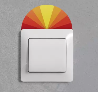 Vintage sunset light switch sticker - TenStickers