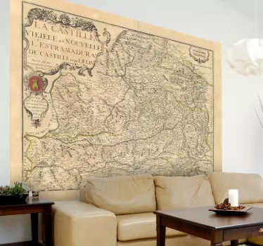 Vinilo decorativo mapamundi vintage - Rotula2 Empresa de