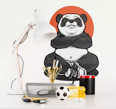 Panda thug nursery wall sticker - TenStickers