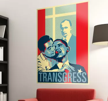 Political Transgress Sticker - TenStickers