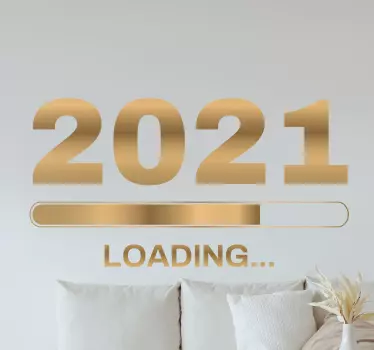 Loading 2021 wall sticker - TenStickers