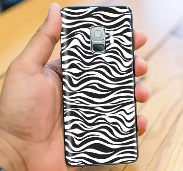 Zebra background  Samsung stickers - TenStickers
