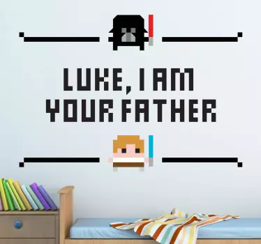 Sticker Luke I am your father - TenStickers