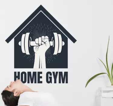 Cool Home Gym wall sticker - TenStickers