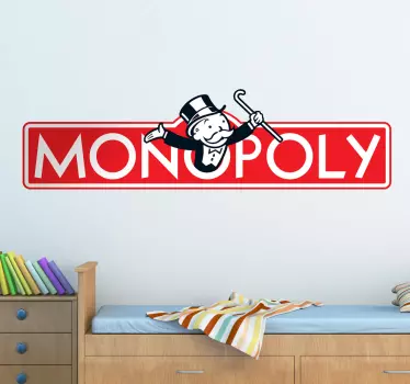 Monopoly Game Wall Sticker - TenStickers