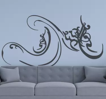 Orientalska kaligrafija arabska nalepka - TenStickers