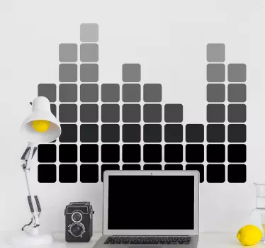 Sound Graphic Wall Sticker - TenStickers