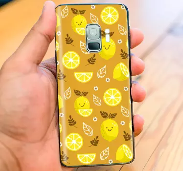 Smiling lemons  Samsung stickers - TenStickers