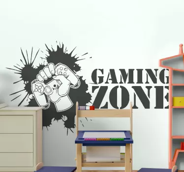 Stickers bordspellen Gaming zone tieners - TenStickers