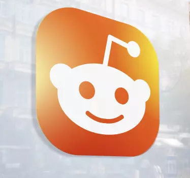 Reddit Logo window sticker - TenStickers
