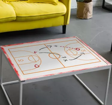 Board game sports coach furniture decal - TenStickers