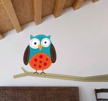Wall Sticker of an Owl - TenStickers