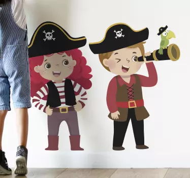 Decorative Pirate Sticker - TenStickers