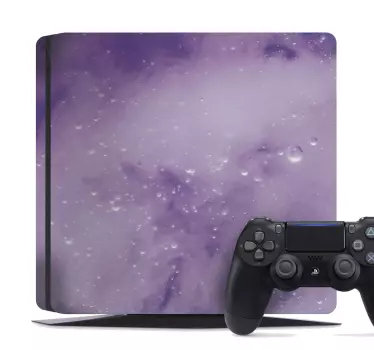Purple smoke PlayStation decal - TenStickers