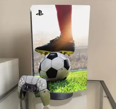 Jalkapalloilija PS5 skin - Tenstickers