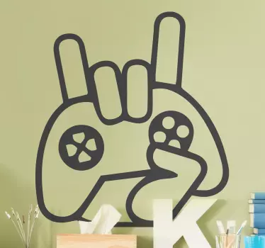 Video oyunu logo şablonu playstation çıkartması - TenStickers
