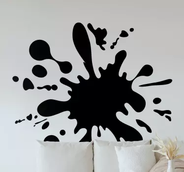 Splash spot  abstract wall sticker - TenStickers
