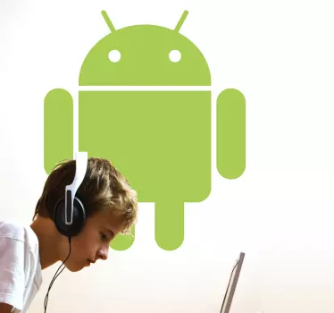 Android Logo Aufkleber - TenStickers