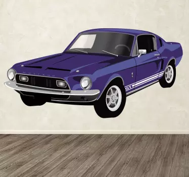Ford Mustang Decorative Sticker - TenStickers