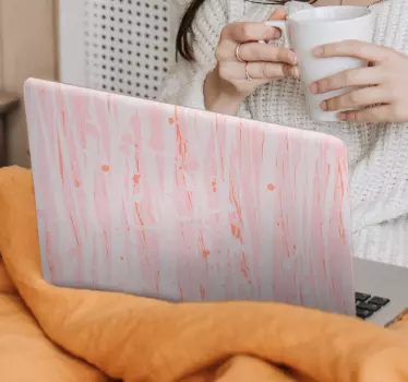 Pastel splash laptop skins - TenStickers