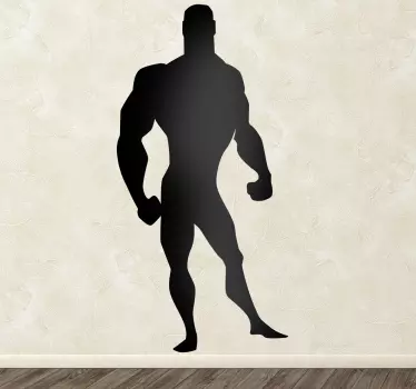 Kids Strong Male Comic Wall Decal - TenStickers