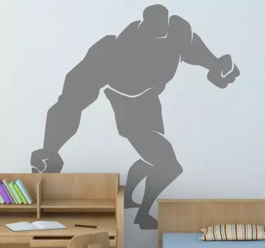 Kids Strong Hero Fists Wall Decal - TenStickers