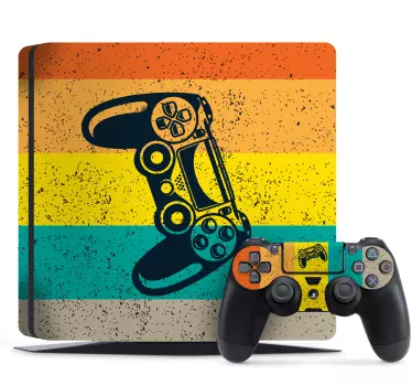 ps4 controller in colors PS4 stickers - TenStickers
