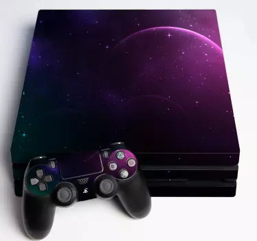 Universe and galaxy PS4 stickers - TenStickers