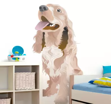 Naklejka dziecięca zwierzę domowe pies - TenStickers