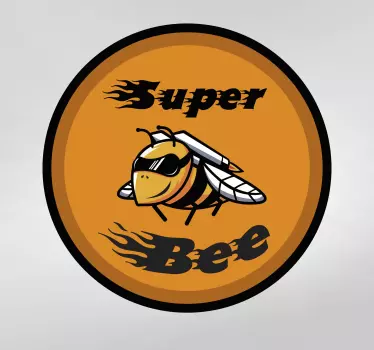 Motor stickers Super bee 70's ontwerp - TenStickers