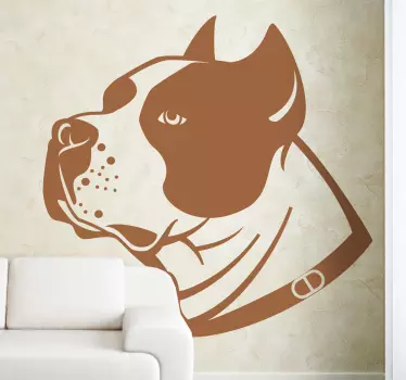 Naklejka dekoracyjna staffordshire bull terrier - TenStickers