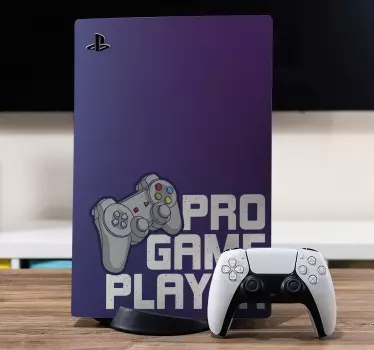 Pro gamer player PS5 stickers - TenStickers