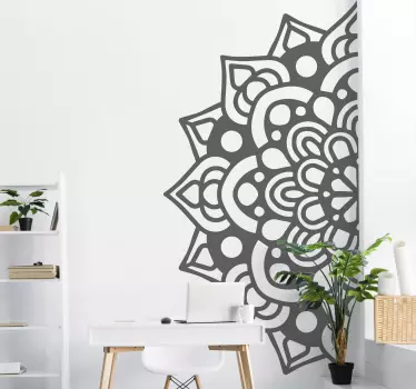 Mandala yoga shala wall decor - TenStickers
