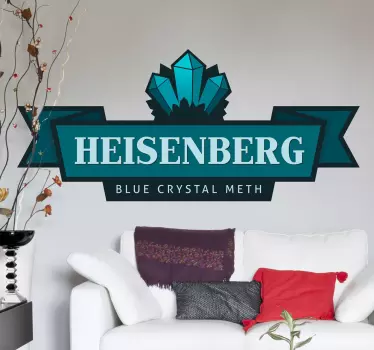 Adhesivo logotipo Heisenberg - TenVinilo