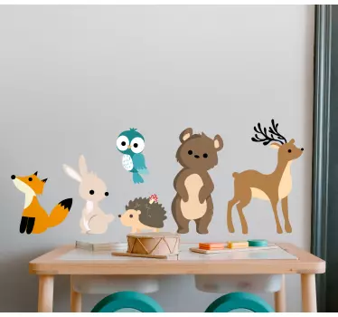 Copii animale design autocolant dormitor copii - TenStickers