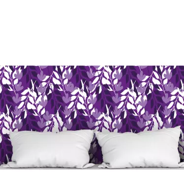 Print on a purple background sticker - TenStickers