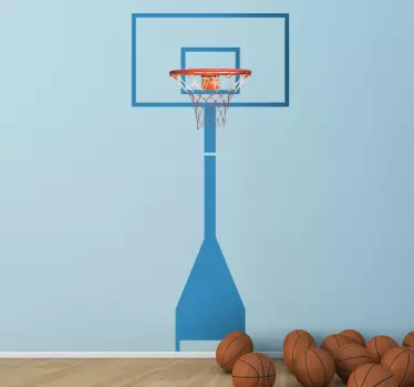 Basketballkorb Aufkleber - TenStickers