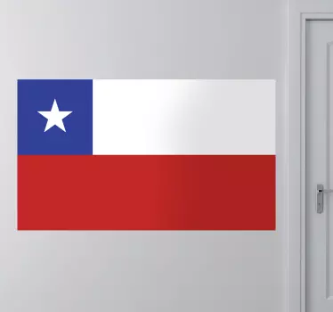 Chile Flagge Aufkleber - TenStickers